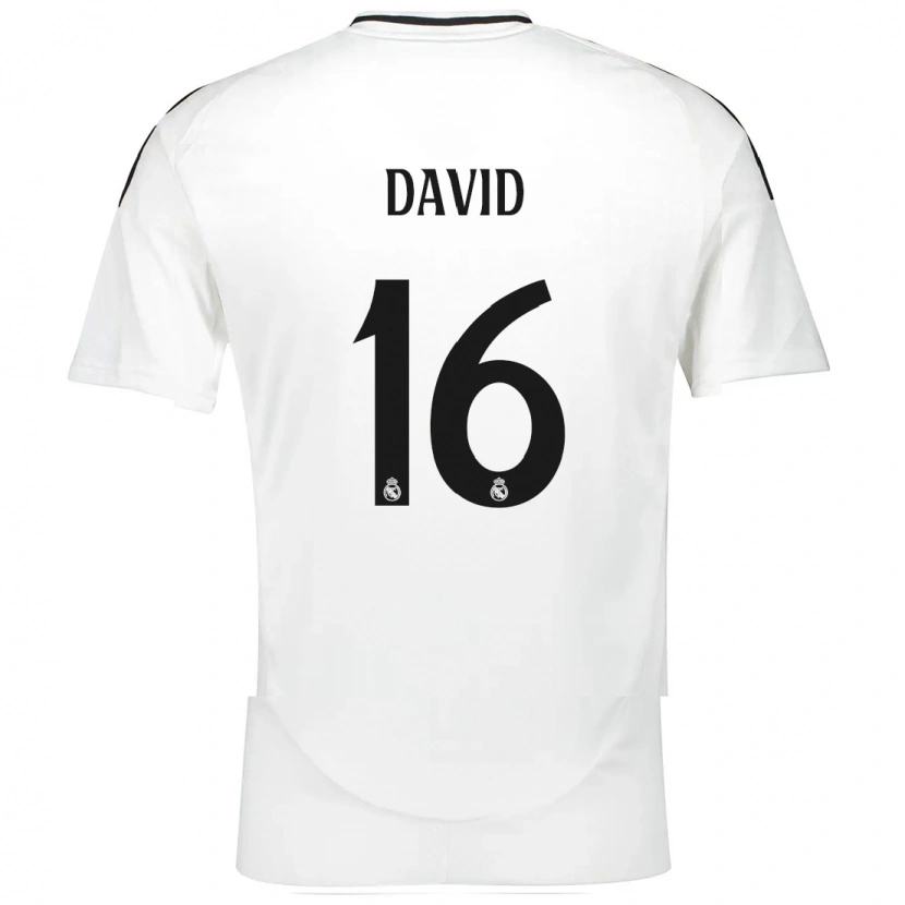 Danxen Damen Antonio David #16 Weiß Heimtrikot Trikot 2024/25 T-Shirt