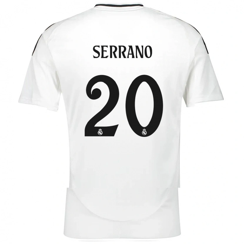 Danxen Damen Manu Serrano #20 Weiß Heimtrikot Trikot 2024/25 T-Shirt