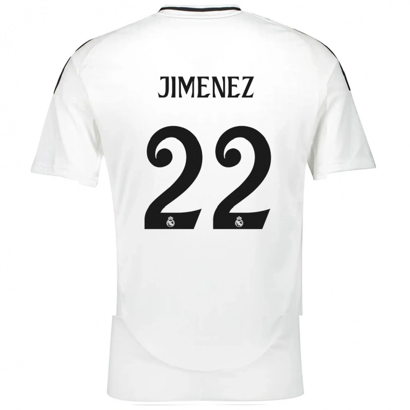 Danxen Damen David Jiménez #22 Weiß Heimtrikot Trikot 2024/25 T-Shirt