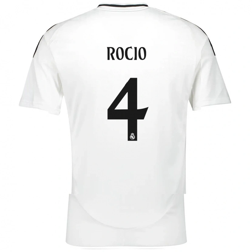 Danxen Damen Rocío Gálvez #4 Weiß Heimtrikot Trikot 2024/25 T-Shirt