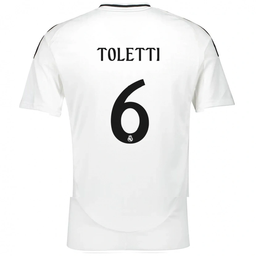 Danxen Damen Sandie Toletti #6 Weiß Heimtrikot Trikot 2024/25 T-Shirt