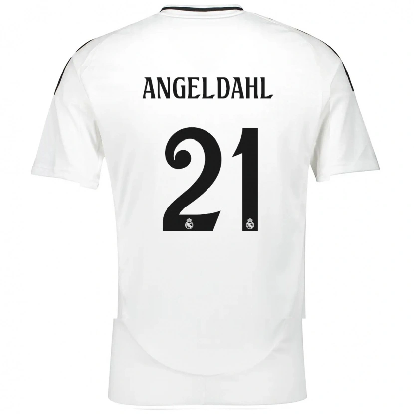 Danxen Damen Filippa Angeldahl #21 Weiß Heimtrikot Trikot 2024/25 T-Shirt