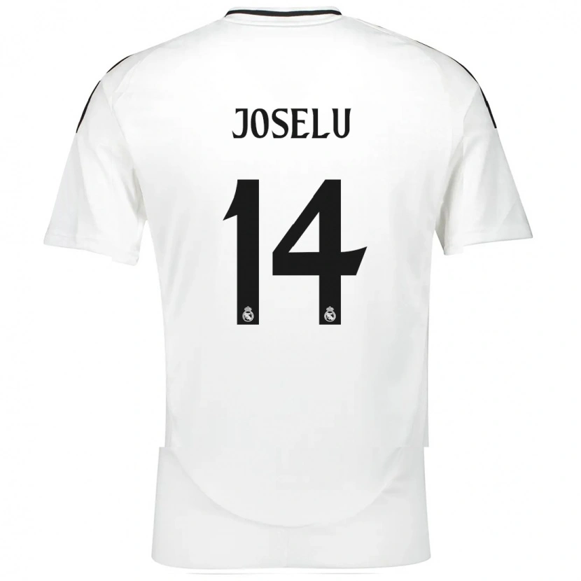 Danxen Damen Joselu #14 Weiß Heimtrikot Trikot 2024/25 T-Shirt
