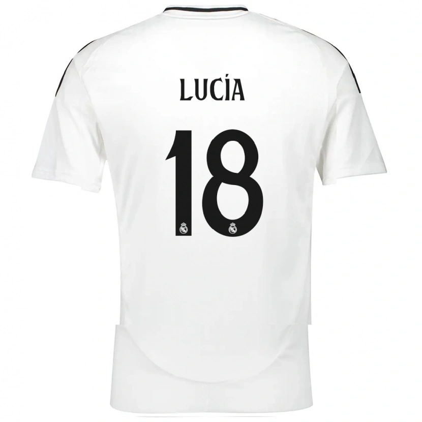 Danxen Damen Lucia Rodriguez #18 Weiß Heimtrikot Trikot 2024/25 T-Shirt