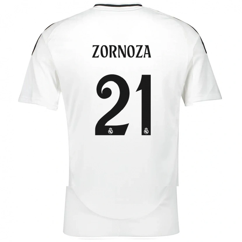 Danxen Damen Claudia Zornoza #21 Weiß Heimtrikot Trikot 2024/25 T-Shirt