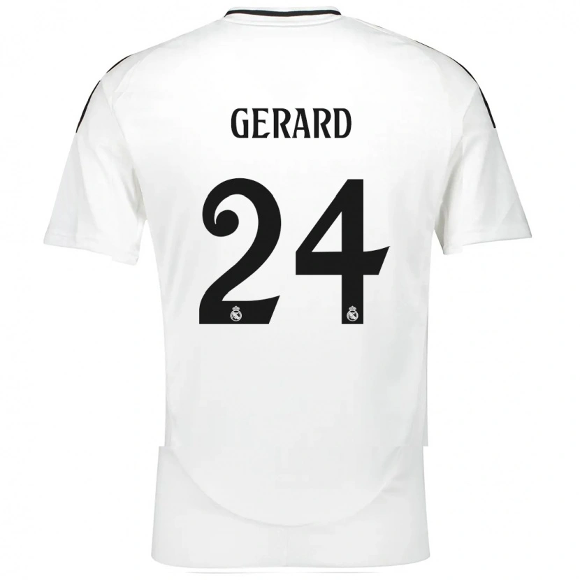 Danxen Damen Meline Gerard #24 Weiß Heimtrikot Trikot 2024/25 T-Shirt
