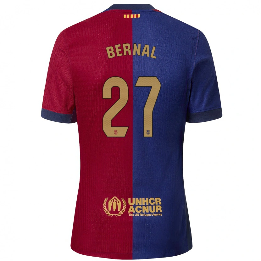 Danxen Damen Marc Bernal #27 Blau Rot Heimtrikot Trikot 2024/25 T-Shirt
