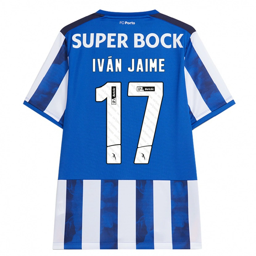 Danxen Damen Iván Jaime #17 Blau Weiß Heimtrikot Trikot 2024/25 T-Shirt