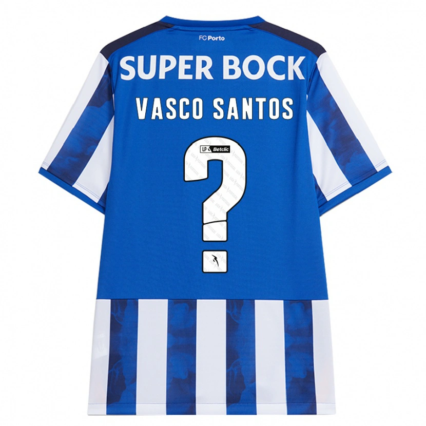 Danxen Damen Vasco Santos #0 Blau Weiß Heimtrikot Trikot 2024/25 T-Shirt