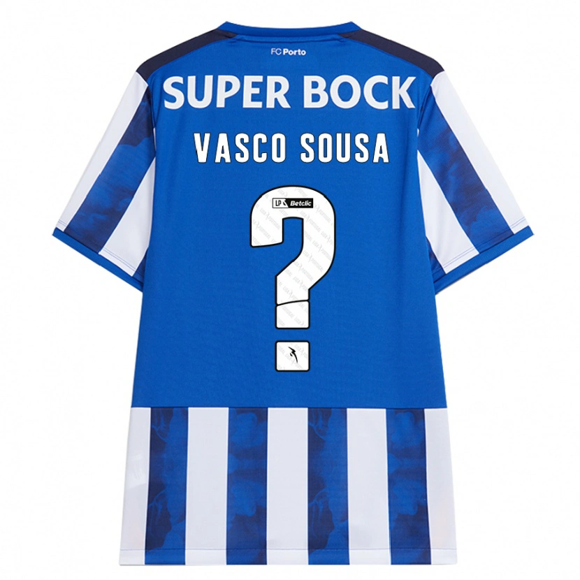 Danxen Damen Vasco Sousa #0 Blau Weiß Heimtrikot Trikot 2024/25 T-Shirt