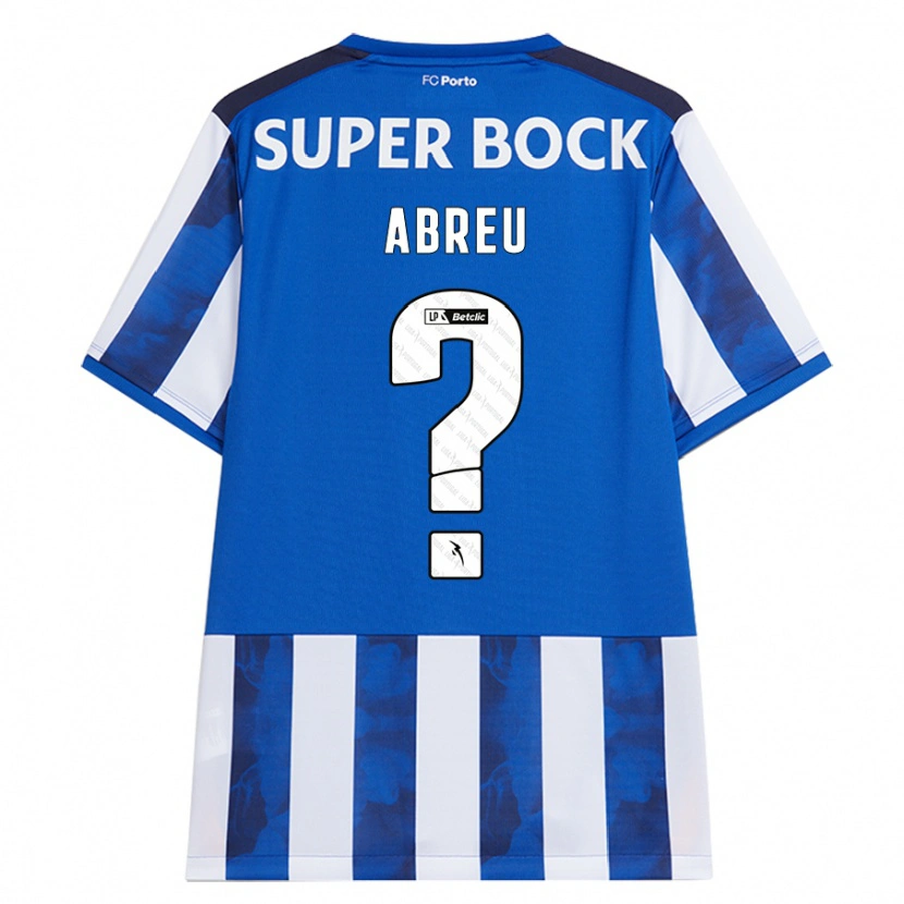 Danxen Damen João Abreu #0 Blau Weiß Heimtrikot Trikot 2024/25 T-Shirt