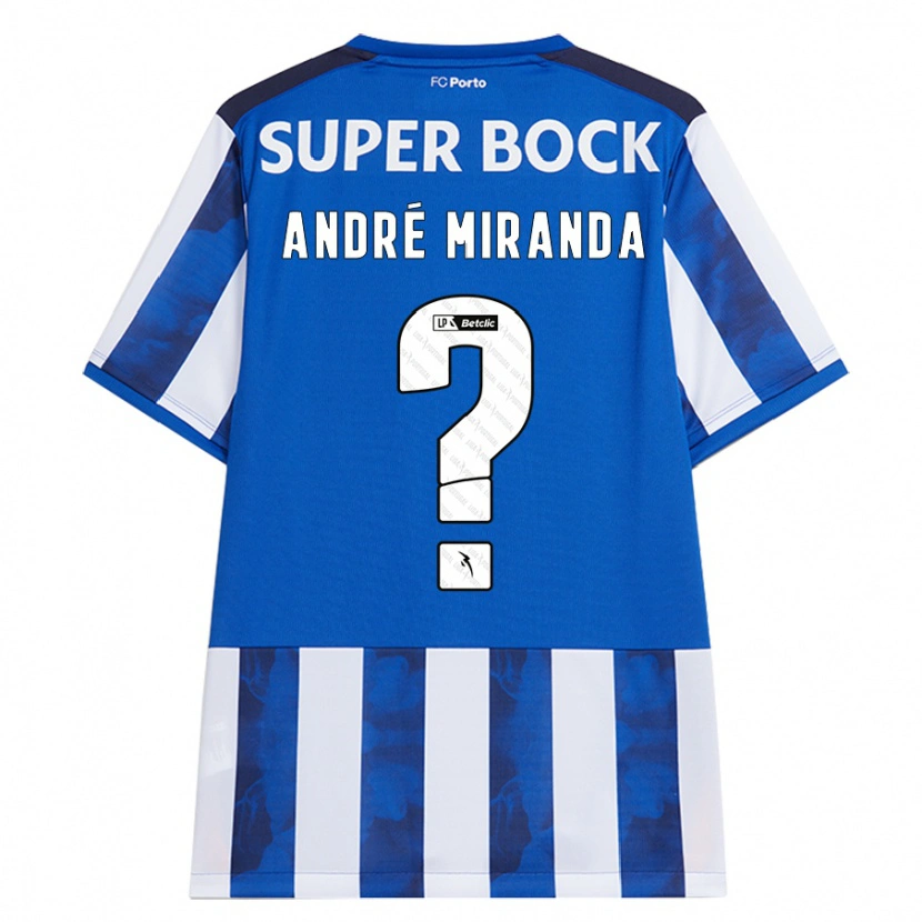 Danxen Damen André Miranda #0 Blau Weiß Heimtrikot Trikot 2024/25 T-Shirt