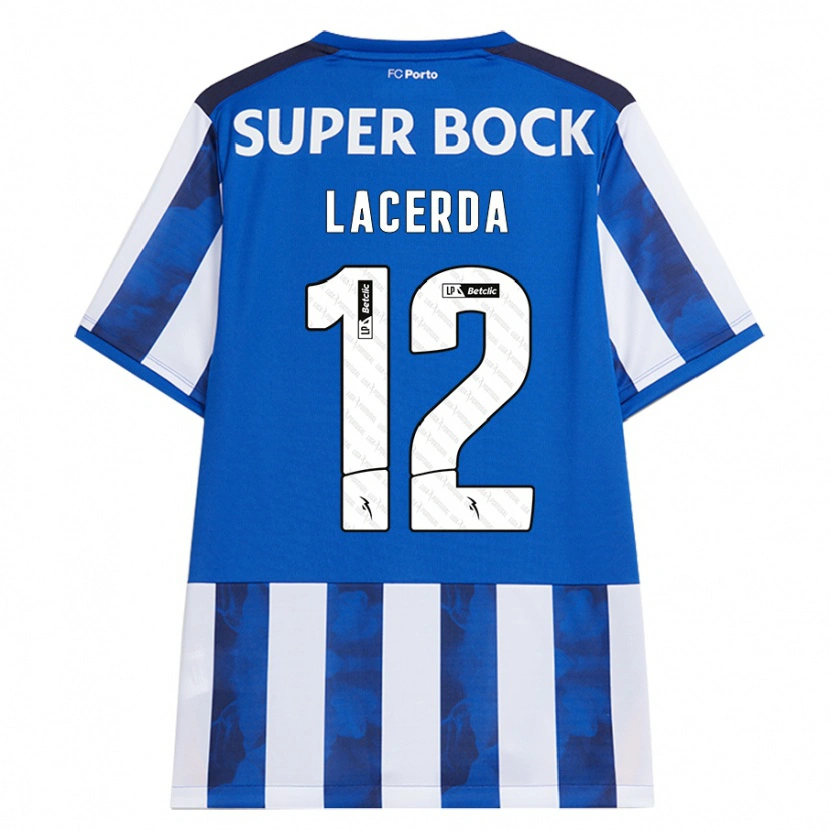 Danxen Damen Lacerda #12 Blau Weiß Heimtrikot Trikot 2024/25 T-Shirt