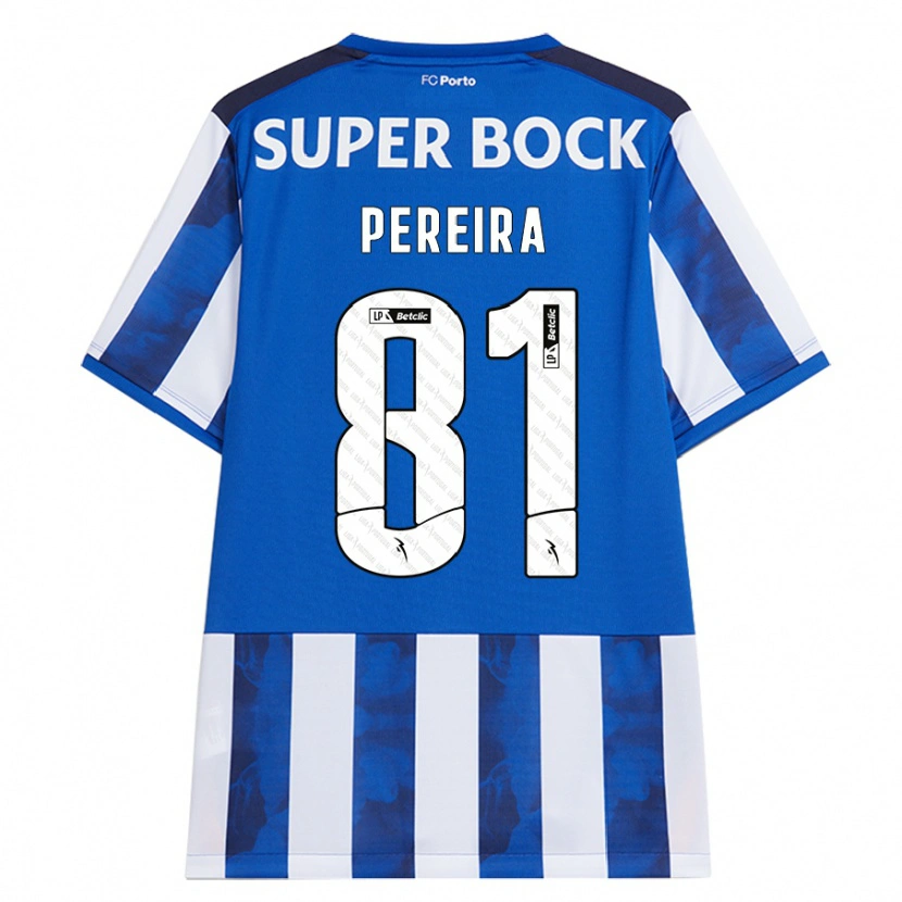 Danxen Damen Martim Pereira #81 Blau Weiß Heimtrikot Trikot 2024/25 T-Shirt