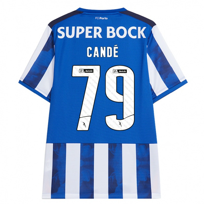 Danxen Damen Umaro Candé #79 Blau Weiß Heimtrikot Trikot 2024/25 T-Shirt