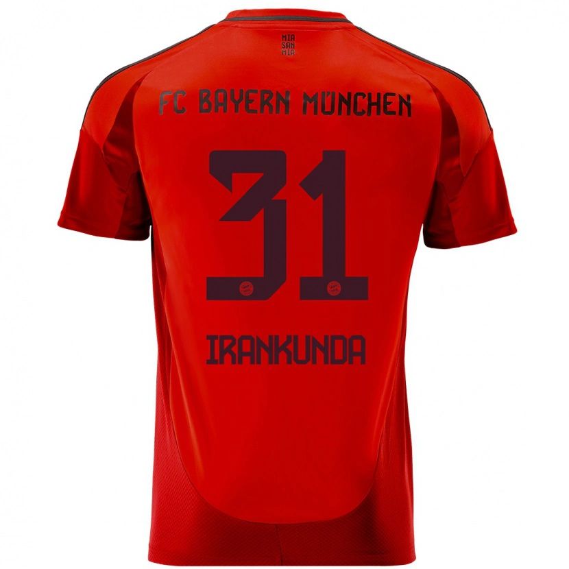 Danxen Damen Nestory Irankunda #31 Rot Heimtrikot Trikot 2024/25 T-Shirt