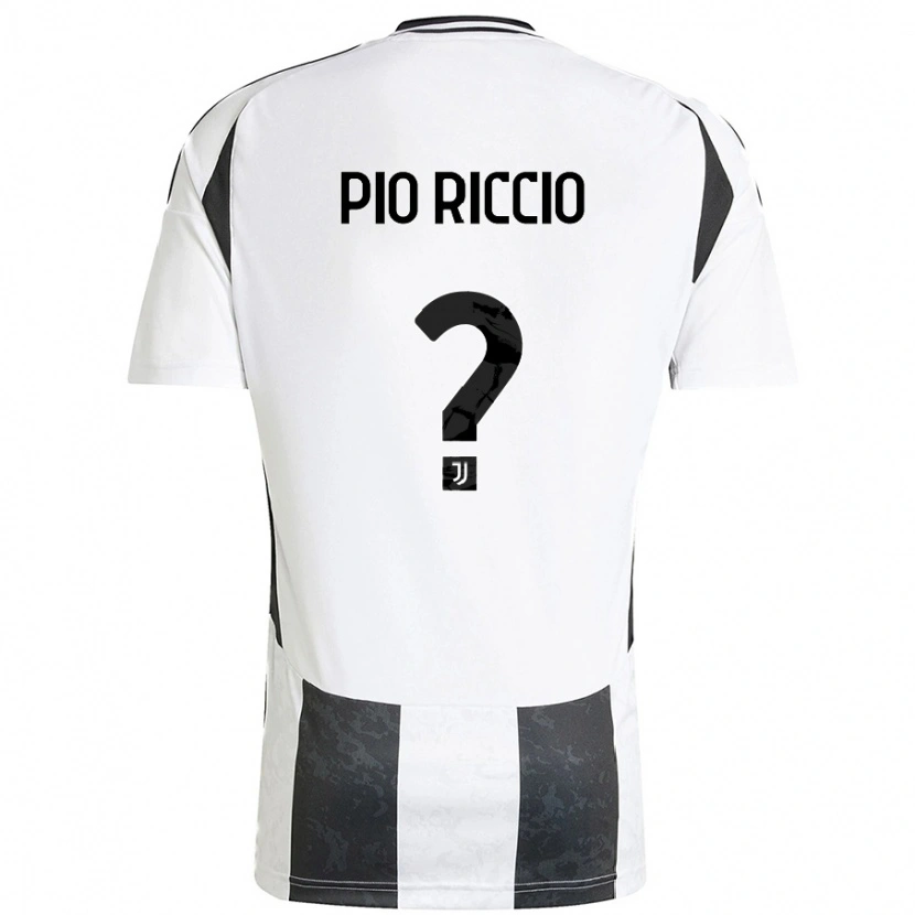 Danxen Damen Alessandro Pio Riccio #0 Weiß Schwarz Heimtrikot Trikot 2024/25 T-Shirt