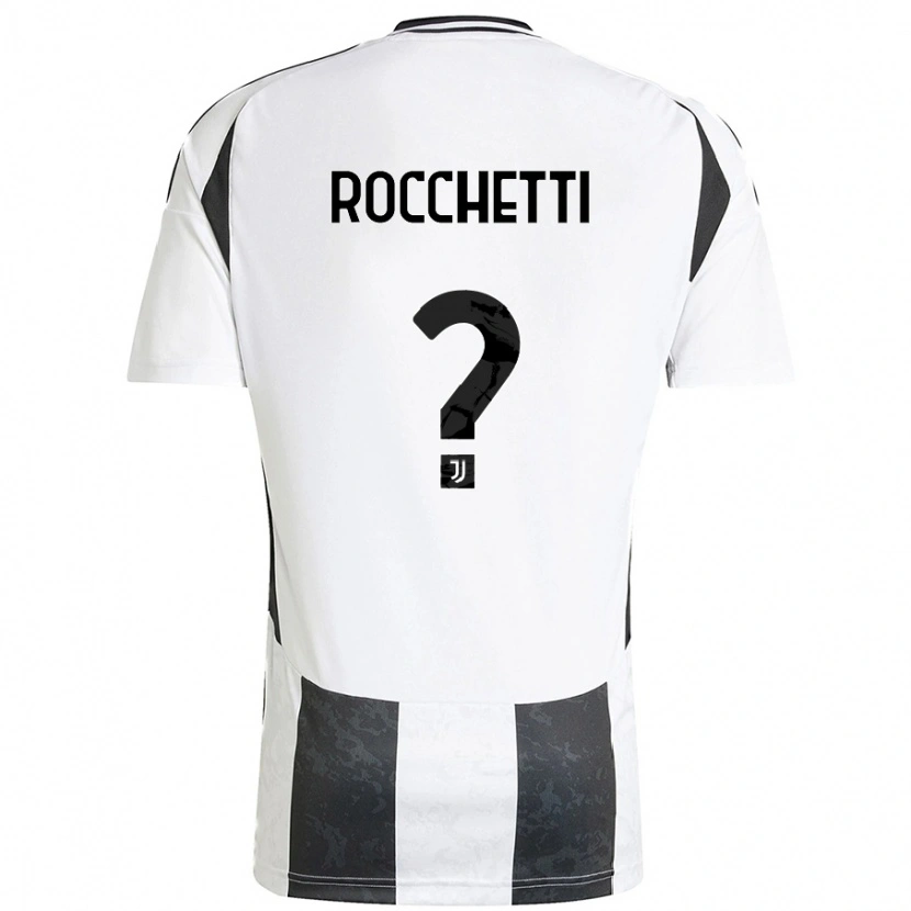 Danxen Damen Edoardo Rocchetti #0 Weiß Schwarz Heimtrikot Trikot 2024/25 T-Shirt