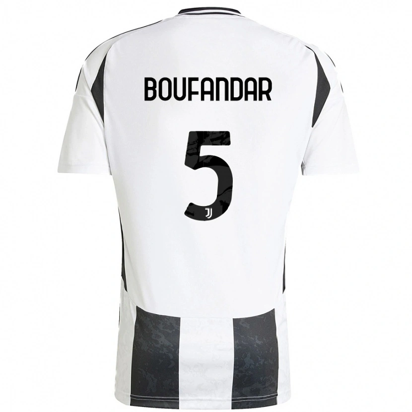 Danxen Damen Adam Boufandar #5 Weiß Schwarz Heimtrikot Trikot 2024/25 T-Shirt