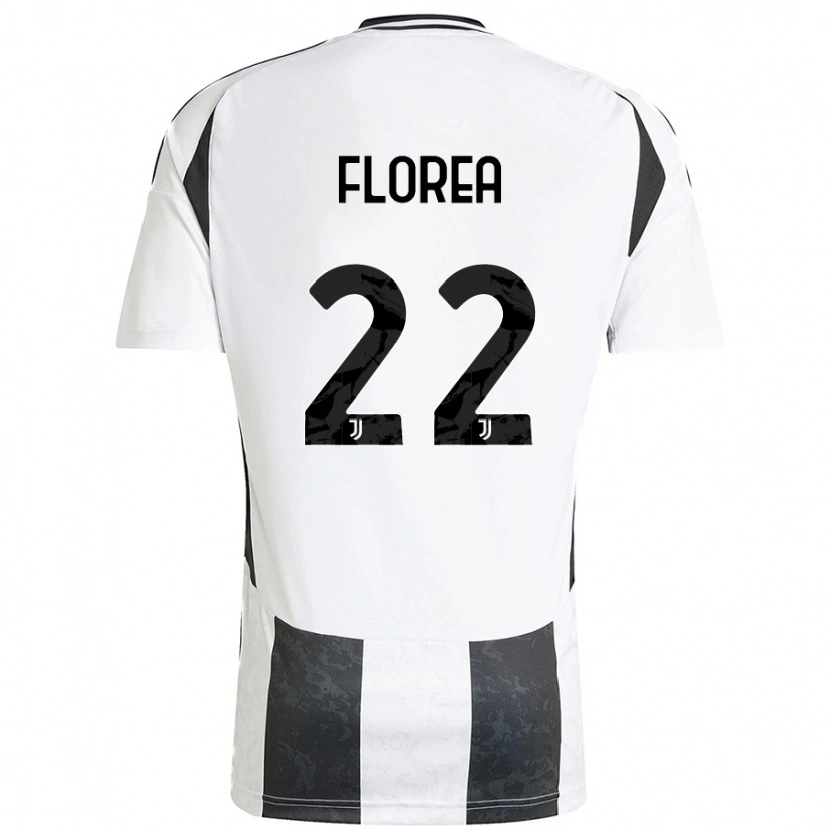 Danxen Damen Andrei Florea #22 Weiß Schwarz Heimtrikot Trikot 2024/25 T-Shirt