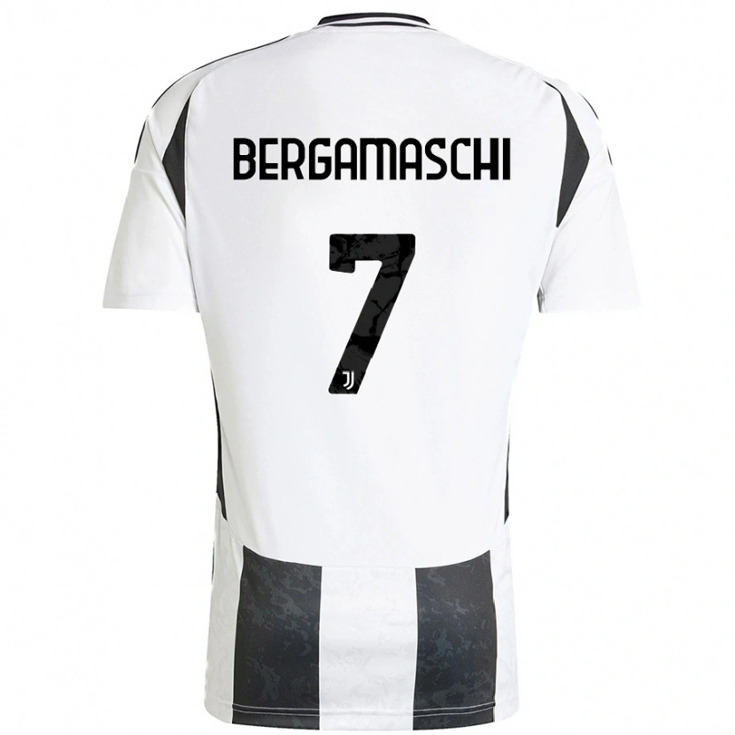 Danxen Damen Valentina Bergamaschi #7 Weiß Schwarz Heimtrikot Trikot 2024/25 T-Shirt