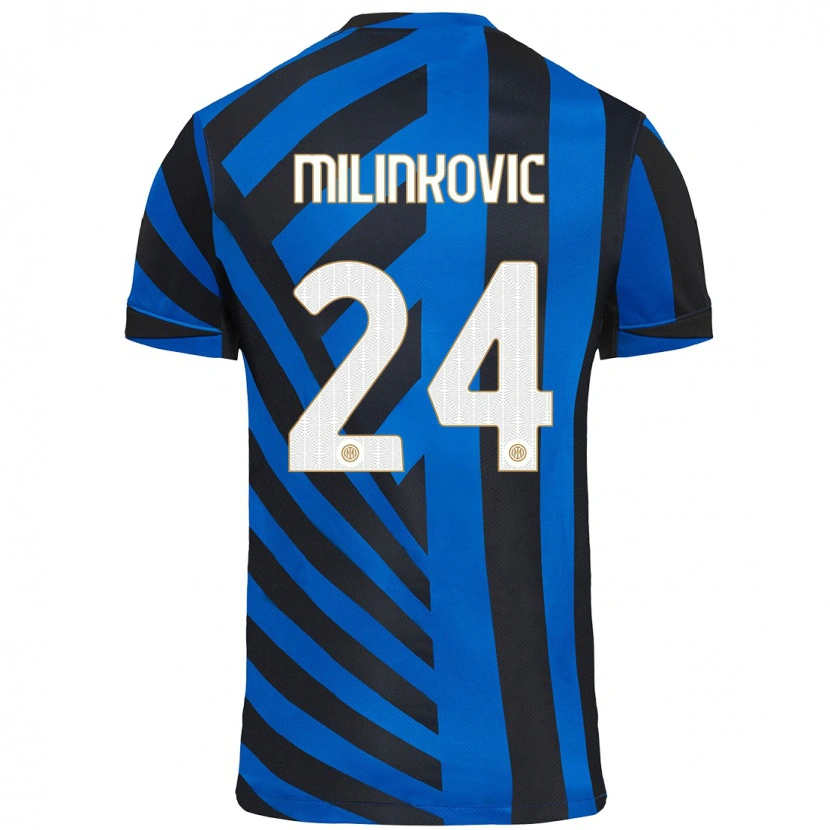 Danxen Damen Marija Milinković #24 Blau Schwarz Heimtrikot Trikot 2024/25 T-Shirt