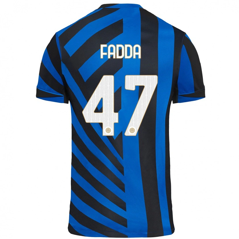 Danxen Damen Paola Fadda #47 Blau Schwarz Heimtrikot Trikot 2024/25 T-Shirt