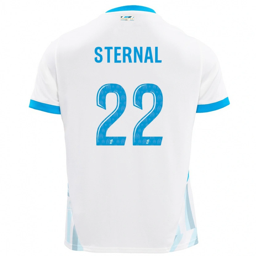 Danxen Damen Enzo Sternal #22 Weiß Himmelblau Heimtrikot Trikot 2024/25 T-Shirt