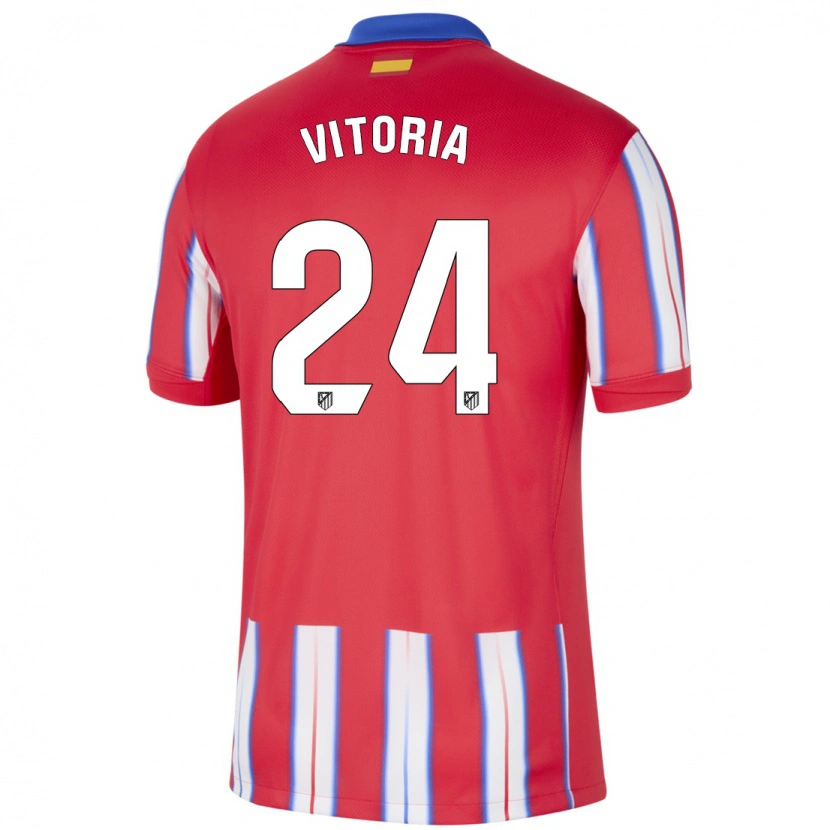 Danxen Damen Ana Vitória #24 Rot Weiß Blau Heimtrikot Trikot 2024/25 T-Shirt