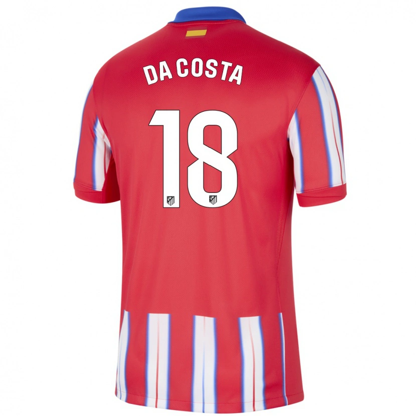 Danxen Damen Mario Da Costa #18 Rot Weiß Blau Heimtrikot Trikot 2024/25 T-Shirt