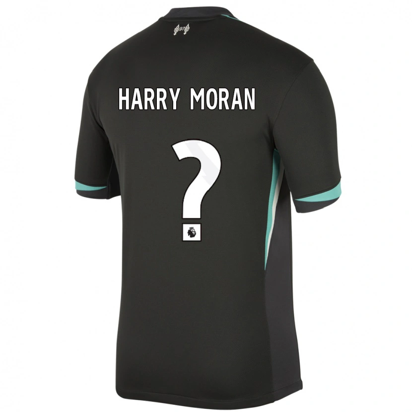 Danxen Damen Harry Moran #0 Schwarz Anthrazitweiß Auswärtstrikot Trikot 2024/25 T-Shirt