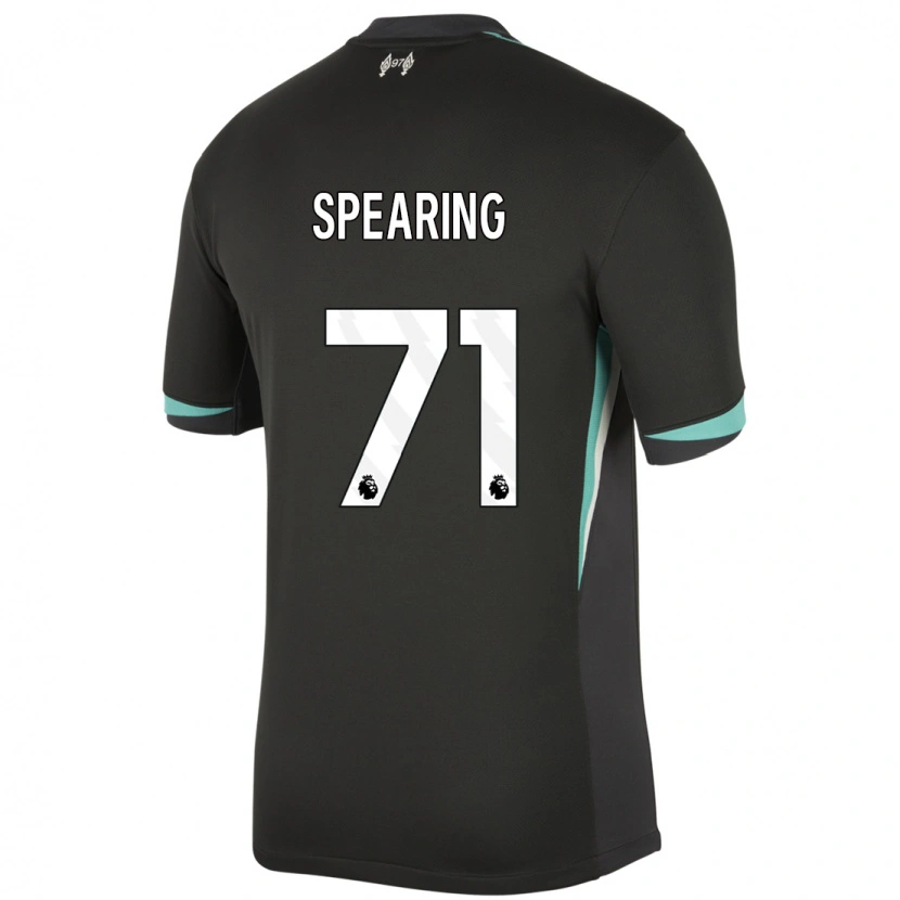 Danxen Damen Jay Spearing #71 Schwarz Anthrazitweiß Auswärtstrikot Trikot 2024/25 T-Shirt