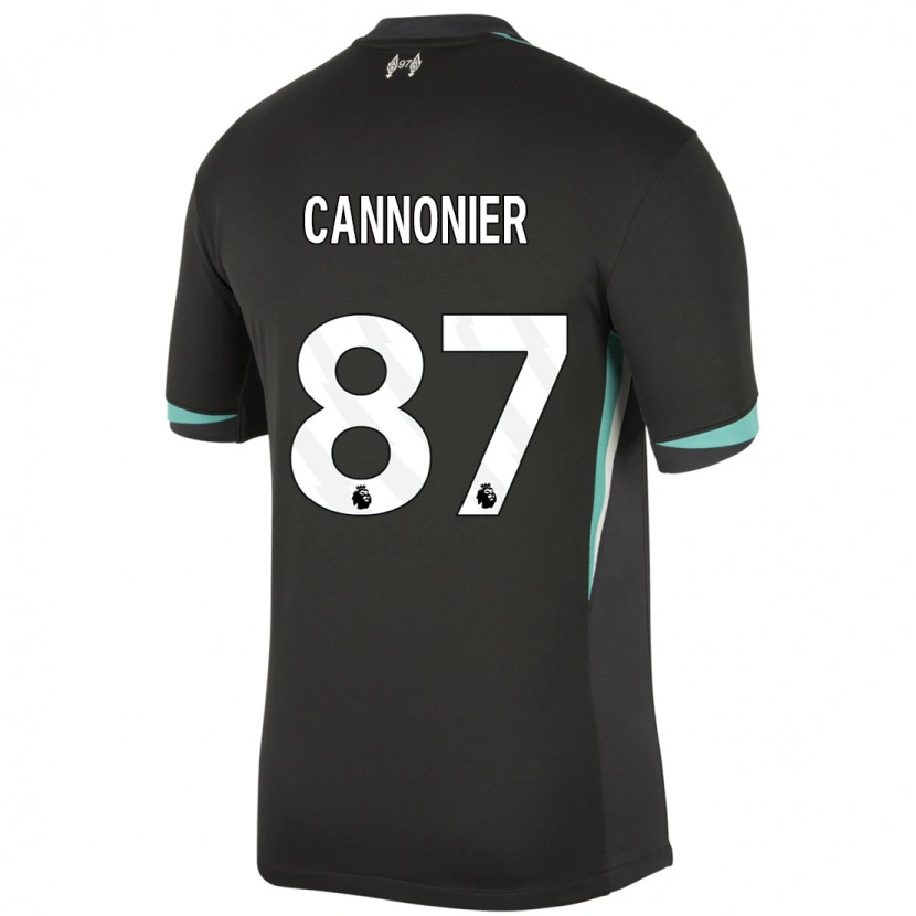 Danxen Damen Oakley Cannonier #87 Schwarz Anthrazitweiß Auswärtstrikot Trikot 2024/25 T-Shirt