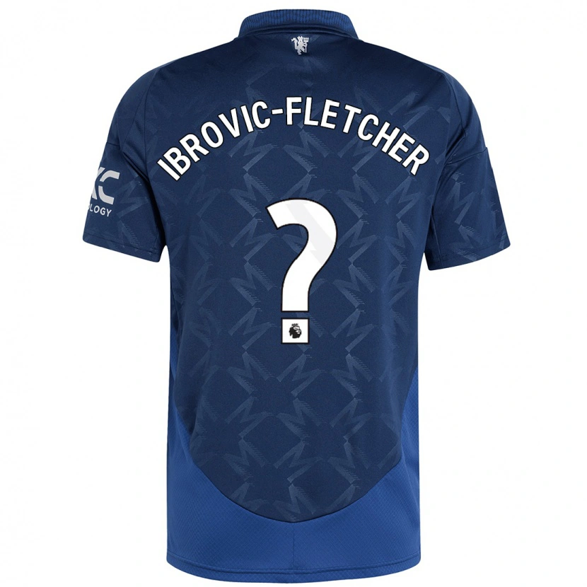 Danxen Damen Edward Ibrovic-Fletcher #0 Indigo Auswärtstrikot Trikot 2024/25 T-Shirt