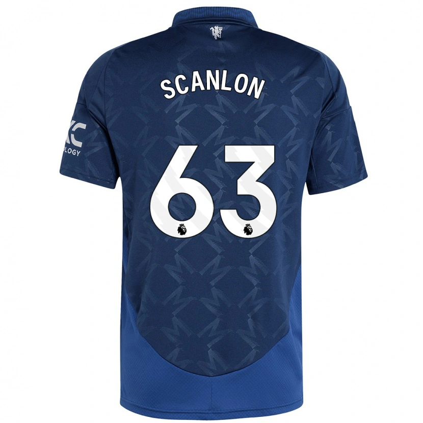 Danxen Damen James Scanlon #63 Indigo Auswärtstrikot Trikot 2024/25 T-Shirt