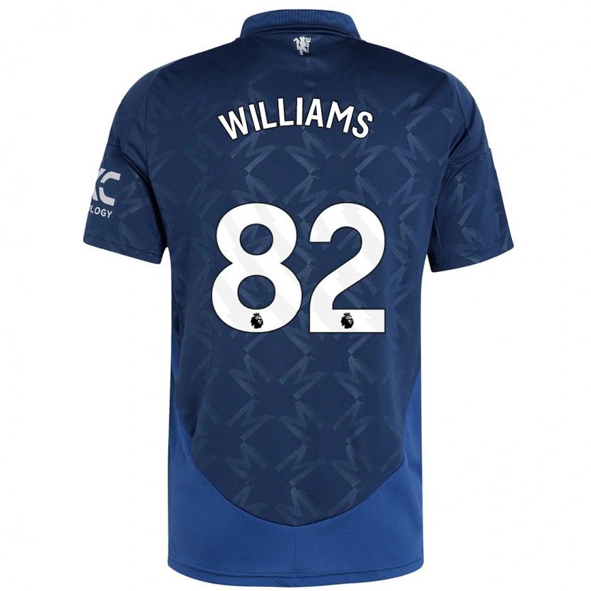 Danxen Damen Ethan Williams #82 Indigo Auswärtstrikot Trikot 2024/25 T-Shirt