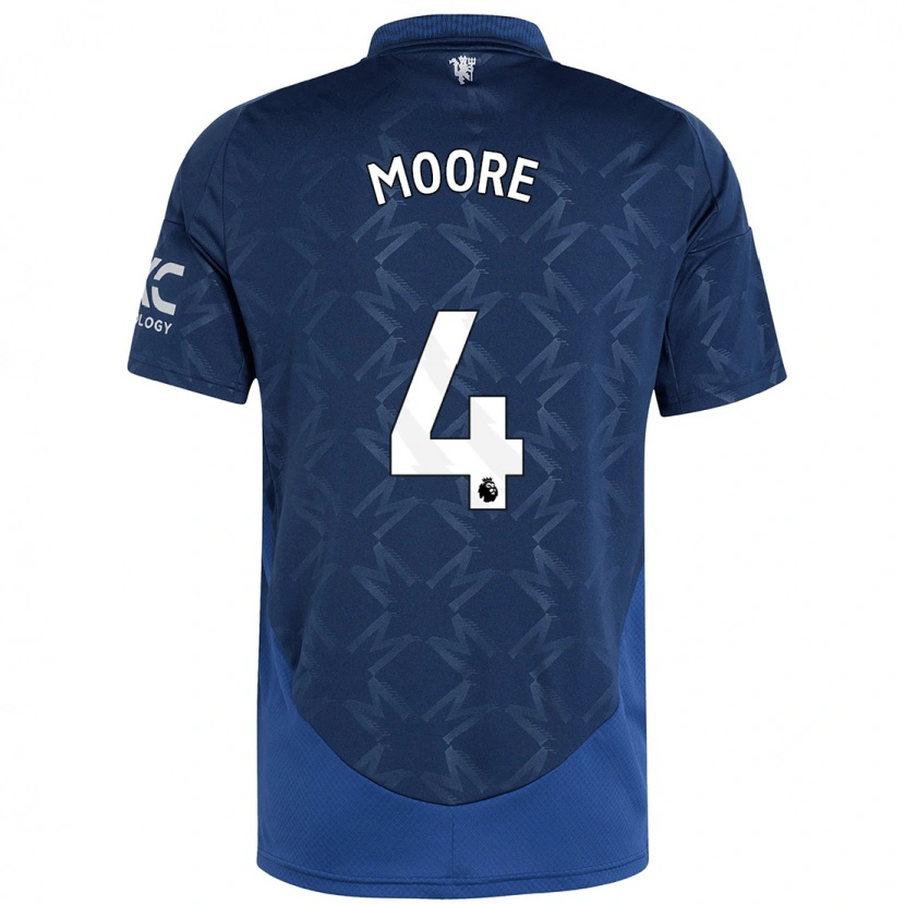 Danxen Damen Jade Moore #4 Indigo Auswärtstrikot Trikot 2024/25 T-Shirt