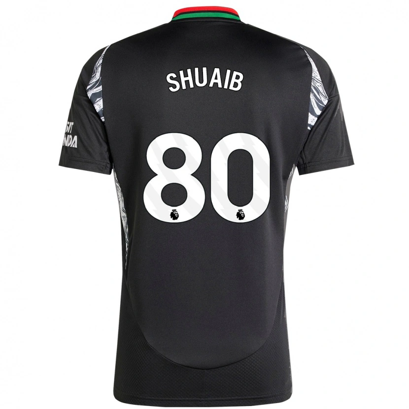 Danxen Damen Zac Shuaib #80 Schwarz Auswärtstrikot Trikot 2024/25 T-Shirt