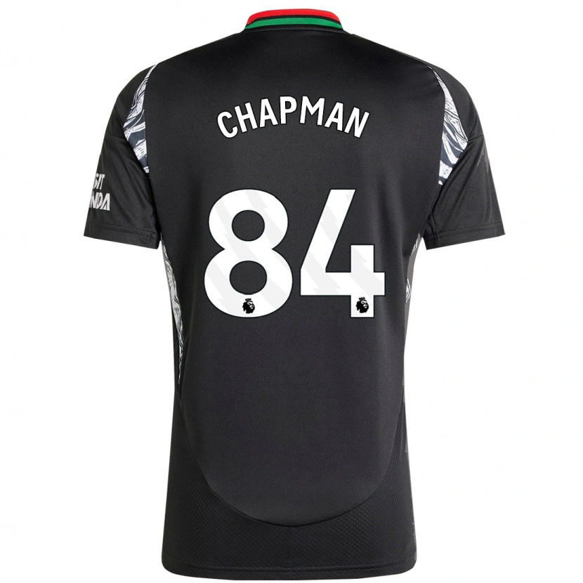 Danxen Damen Samuel Chapman #84 Schwarz Auswärtstrikot Trikot 2024/25 T-Shirt