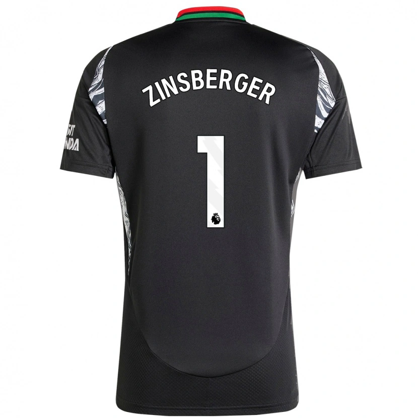Danxen Damen Manuela Zinsberger #1 Schwarz Auswärtstrikot Trikot 2024/25 T-Shirt