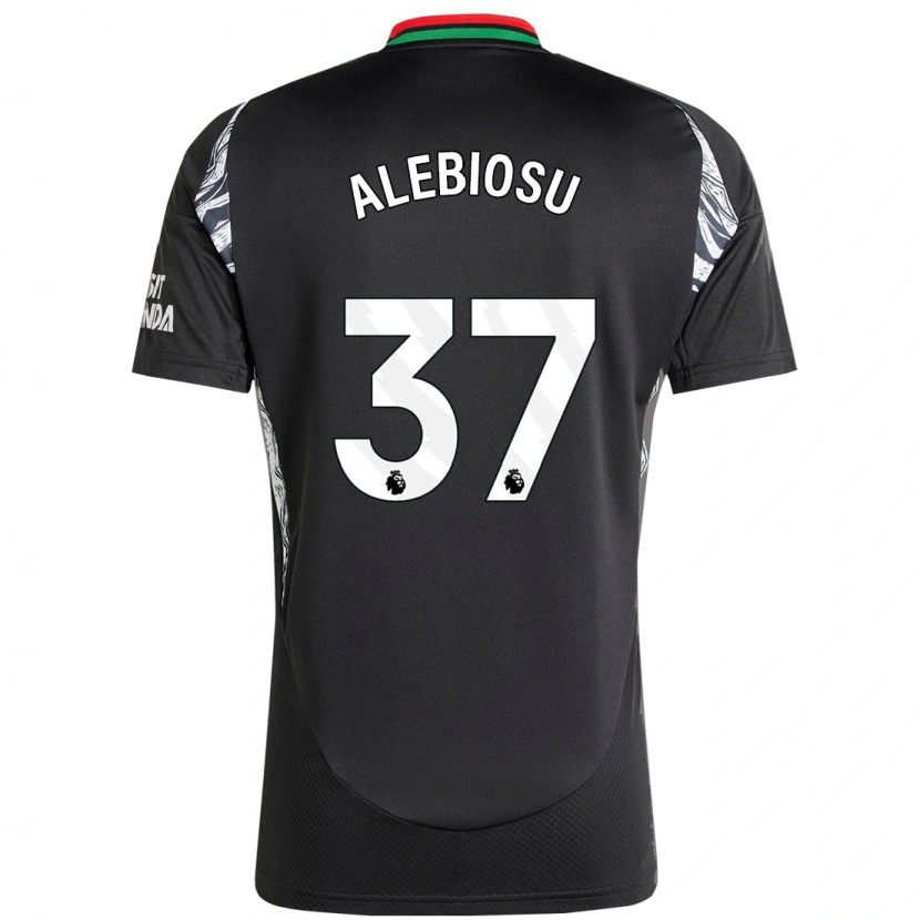 Danxen Damen Ryan Alebiosu #37 Schwarz Auswärtstrikot Trikot 2024/25 T-Shirt