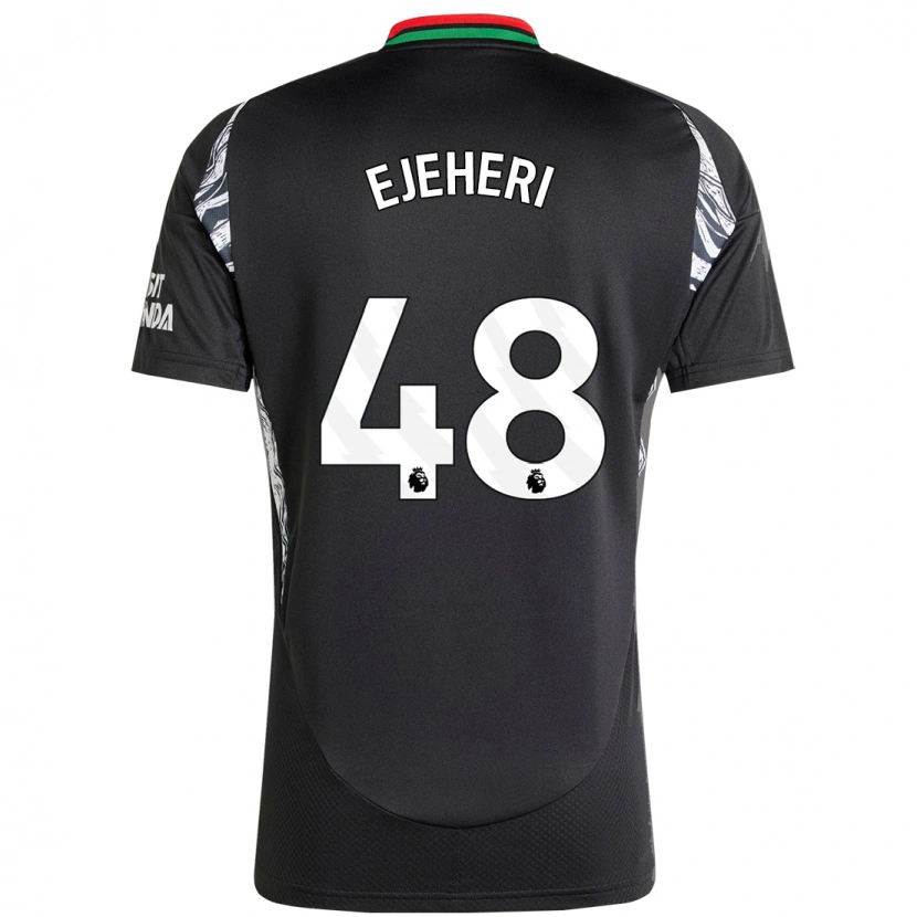 Danxen Damen Ovie Ejeheri #48 Schwarz Auswärtstrikot Trikot 2024/25 T-Shirt