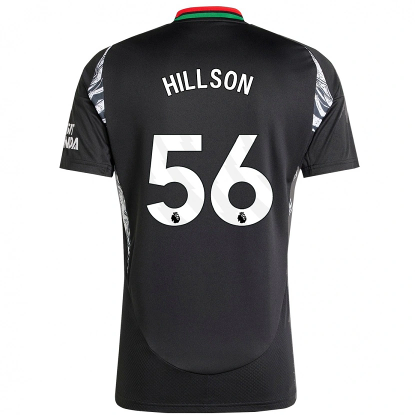 Danxen Damen James Hillson #56 Schwarz Auswärtstrikot Trikot 2024/25 T-Shirt