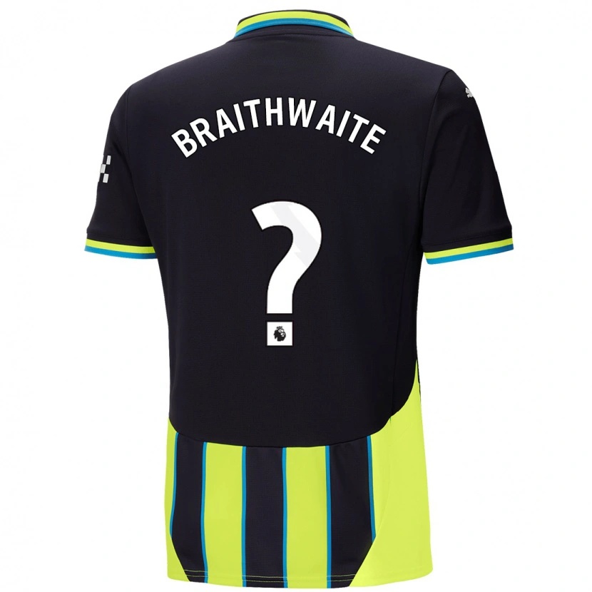 Danxen Damen Kaden Braithwaite #0 Blaugelb Auswärtstrikot Trikot 2024/25 T-Shirt