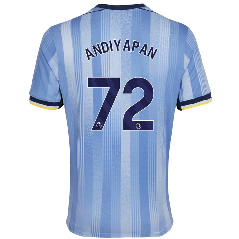 Danxen Damen William Andiyapan #72 Hellblau Auswärtstrikot Trikot 2024/25 T-Shirt