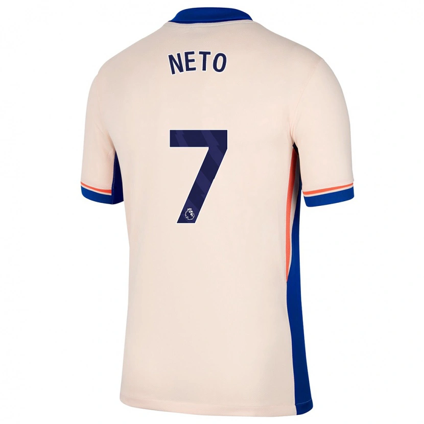 Danxen Damen Pedro Neto #7 Hellbeige Auswärtstrikot Trikot 2024/25 T-Shirt