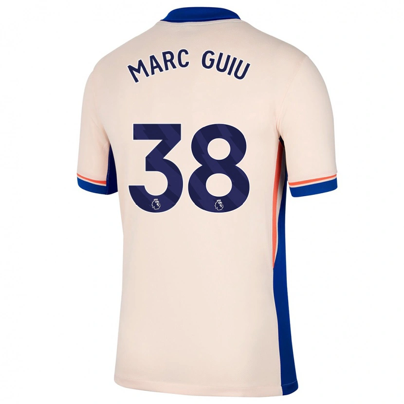 Danxen Damen Marc Guiu #38 Hellbeige Auswärtstrikot Trikot 2024/25 T-Shirt