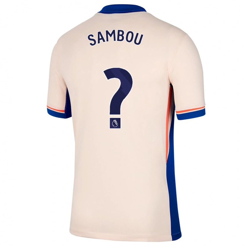 Danxen Damen Gabriel Sambou #0 Hellbeige Auswärtstrikot Trikot 2024/25 T-Shirt