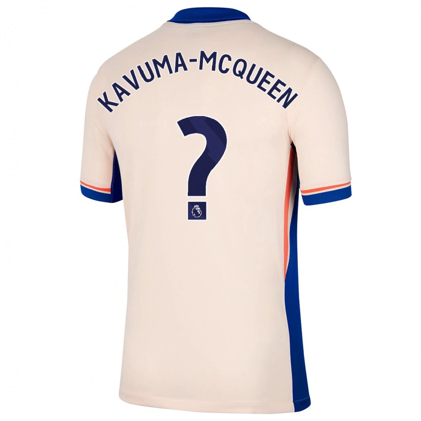 Danxen Damen Ryan Kavuma-Mcqueen #0 Hellbeige Auswärtstrikot Trikot 2024/25 T-Shirt