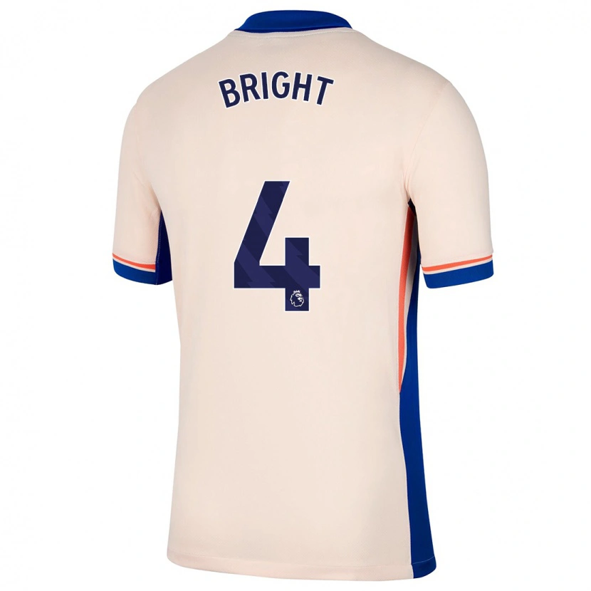 Danxen Damen Millie Bright #4 Hellbeige Auswärtstrikot Trikot 2024/25 T-Shirt